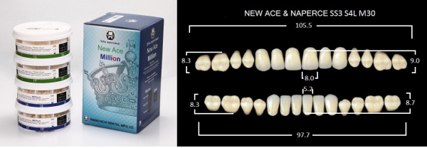 Yamahachi New Ace / Million 20 полных гарнитуров в бобине -  A2 SS3/S4L/M30 