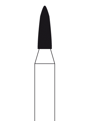 NTI 860-016M-HP - алмазный бор для ПН, пламя