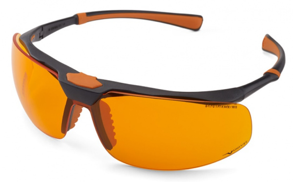 Euronda Monoart Stretch Orange - очки защитные, оранжевые