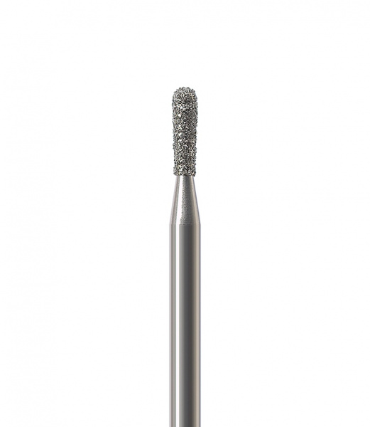 NTI 830L-012M-FG - алмазный бор для ТН, грушевидный, длинный