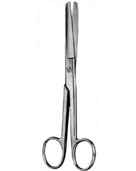 Surgicon Ножницы прямые, тупоконечные, 140 мм