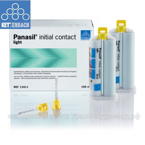 Kettenbach Panasil initial contact light - слепочная масса, коррегирующий слой (2 * 50 мл)