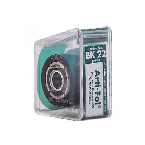 Bausch Артикуляционная фольга Arti-Fol 8 мкм, зеленая, односторонняя, 22 мм * 20 м