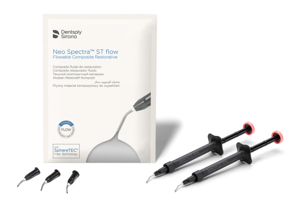 Dentsply NEO Spectra ST Flow A2 - нано-керамический жидкотекучий композит (2 шпр. * 1,8 г)