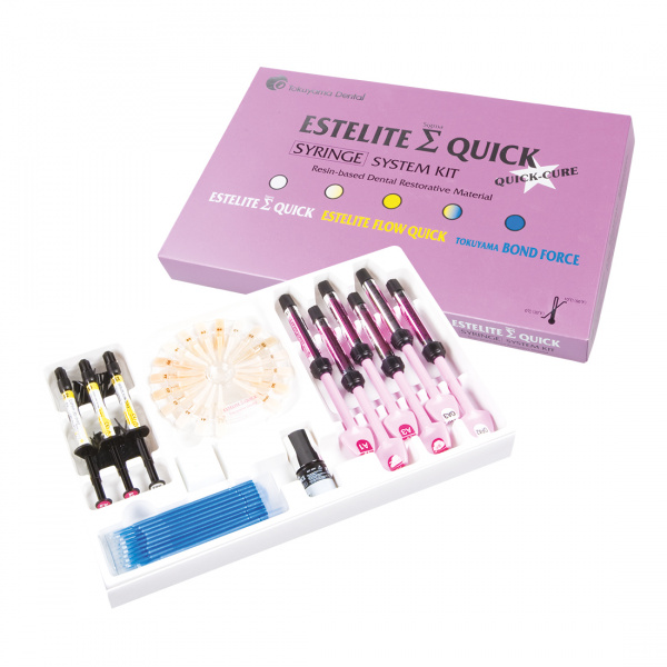Tokuyama Estelite Sigma Quick Syringe System Kit - композитный материал, набор (9 шприцов, Bond Force)