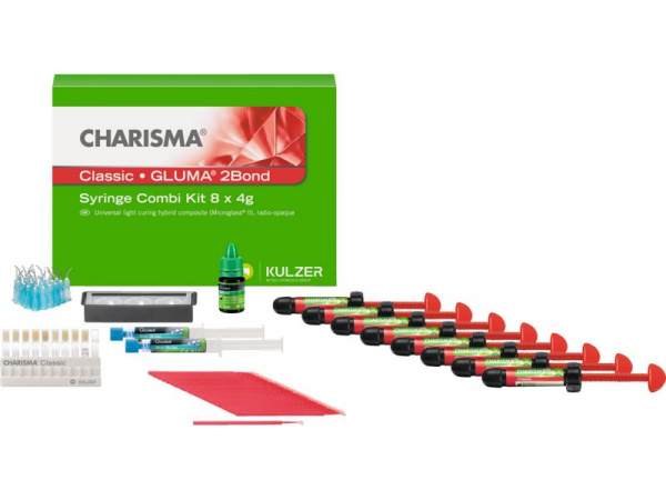 Heraeus Kulzer Charisma Classic Syr Combi kit (8 * 4 г + Gluma 2Bond)