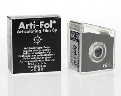 Bausch Артикуляционная фольга Arti-Fol 8 мкм, черная, двухсторонняя, 22 мм * 20 м