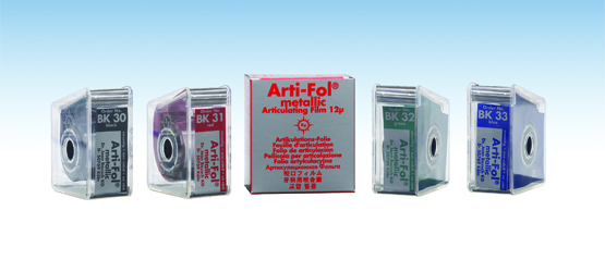 Bausch Артикуляционная фольга Arti-Fol Metallic 12 мкм, синяя, 22 мм * 20 м