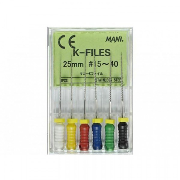 Mani K-Files 31 мм № 35 (6 шт.)