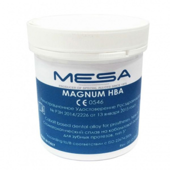 Mesa Magnum HBA - Co-Cr сплав для бюгелей, без бериллия (1 кг)